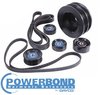 POWERBOND 25% UNDERDRIVE POWER PULLEY KIT FOR HOLDEN COMMODORE VT VX VY VZ LS1 L76 5.7L 6.0L V8