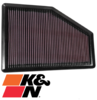 K&N REPLACEMENT AIR FILTER TO SUIT HOLDEN COMMODORE ZB LGX 3.6L V6