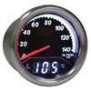 SAAS 2 IN 1 ANALOGUE OIL PRESSURE 0-140PSI AND DIGITAL WATER TEMPERATURE 40-120 DEGREE 52MM GAUGE