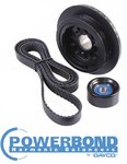 POWERBOND 20% UNDERDRIVE POWER PULLEY KIT TO SUIT HOLDEN COMMODORE VE ALLOYTEC LE0 LWR 3.6L V6