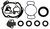 TIMING COVER GASKET KIT TO SUIT HOLDEN ADVENTRA VZ ALLOYTEC LY7 3.6L V6