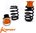 K-SPORT KONTROL PRO COMPLETE COILOVER KIT TO SUIT FORD FALCON BA BF SEDAN
