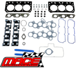 MACE VALVE REGRIND GASKET SET TO SUIT HOLDEN CALAIS VX VY ECOTEC L36 3.8L V6 FROM ENG. VH756062