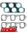 MACE INTAKE MANIFOLD GASKET KIT TO SUIT HOLDEN CALAIS VZ VE ALLOYTEC LY7 3.6L V6
