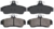 REAR BRAKE PAD SET TO SUIT HOLDEN 304 LS1 L76 L98 5.0L 5.7L 6.0L V8