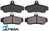 ULTIMA REAR BRAKE PAD SET TO SUIT HOLDEN 304 LS1 L76 L98 5.0L 5.7L 6.0L V8