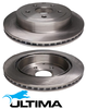 ULTIMA REAR DISC BRAKE ROTOR SET FOR HOLDEN ALLOYTEC SIDI LY7 LE0 LW2 LWR LF1 LFW LLT LFX 3.0 3.6 V6