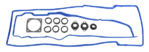 ROCKER COVER GASKET KIT TO SUIT FORD FALCON BA BF FG FG X BARRA 182 190 195 EGAS ECOLPI 4.0L I6