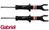 PAIR OF GABRIEL ULTRA FRONT GAS STRUTS TO SUIT FORD FAIRLANE BA BF SEDAN TILL 07/2007