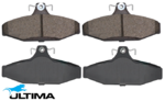 ULTIMA REAR SEMI-METALLIC BRAKE PADS FOR FORD BARRA 182 190 195 E-GAS ECOLPI 240T 245T 270T 4.0L I6