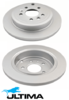 ULTIMA REAR DISC BRAKE ROTOR SET TO SUIT FORD BARRA 182 190 195 E-GAS ECOLPI 240T 270T 4.0L I6