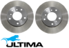 ULTIMA FRONT AND REAR DISC BRAKE ROTOR SET TO SUIT HOLDEN COMMODORE VZ ALLOYTEC LY7 LE0 3.6L V6