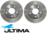 ULTIMA FRONT AND REAR DISC BRAKE ROTOR SET TO SUIT HOLDEN COMMODORE VZ ALLOYTEC LY7 LE0 3.6L V6