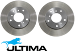 ULTIMA FRONT AND REAR DISC BRAKE ROTOR SET TO SUIT HOLDEN STATESMAN WL ALLOYTEC LY7 3.6L V6