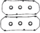 ROCKER COVER GASKET KIT TO SUIT MITSUBISHI PAJERO NL NM NP NS NT NW 6G74 6G75 3.5L 3.8 V6 TILL 09/06