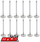 SET OF 12 MACE STAINLESS STEEL INTAKE VALVES TO SUIT FORD FAIRLANE BA BF BARRA 182 190 4.0L I6