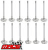 SET OF 12 MACE STAINLESS STEEL INTAKE VALVES TO SUIT FORD FAIRMONT BA BF BARRA 182 190 E-GAS 4.0L I6