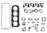 VALVE REGRIND GASKET SET FOR TOYOTA LANDCRUISER FZJ75R FZJ80R FZJ105R FZJ78R FZJ79R 1FZ-FE 4.5L I6