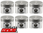 SET OF 6 MACE PISTONS TO SUIT HOLDEN MONARO HK HT HG 183 3.0L I6