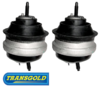 PAIR OF TRANSGOLD FRONT ENGINE MOUNTS TO SUIT FORD TERRITORY SX SY BARRA 182 190 245T TURBO 4.0L I6