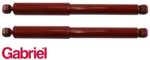 PAIR OF GABRIEL GUARDIAN REAR GAS SHOCK ABSORBERS TO SUIT HOLDEN COLORADO RC RG UTE CAB CHASSIS