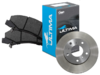 ULTIMA FRONT BRAKE PAD SET & 289MM DISC ROTOR COMBO TO SUIT HOLDEN COMMODORE VR VS 304 5.0L V8