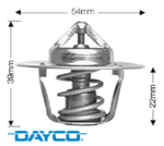 DAYCO 91 DEGREE THERMOSTAT TO SUIT FORD LTD AU MPFI SOHC VCT 4.0L I6