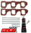 MACE PERFORMANCE MANIFOLD INSULATOR KIT TO SUIT SAAB ALLOYTEC B284L B284R LAU A28NET TURBO 2.8L V6