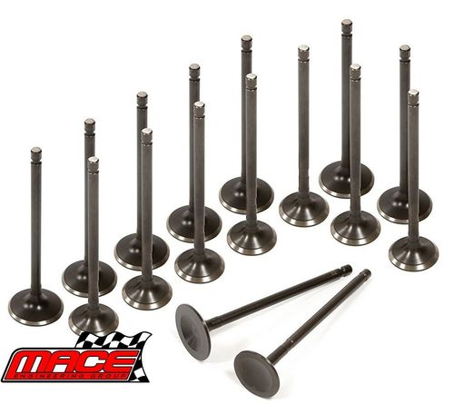 16 X MACE STANDARD INTAKE & EXHAUST VALVE TO SUIT HOLDEN MONARO HT HG HQ HJ HX 253 308 4.1L 5.0L V8