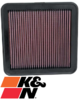 K&N REPLACEMENT AIR FILTER TO SUIT HOLDEN RODEO RA ALLOYTEC LCA 6VE1 3.5L 3.6L V6