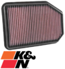 K&N REPLACEMENT AIR FILTER TO SUIT JEEP WRANGLER JK ENS TURBO DIESEL 2.8L I4