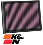 K&N REPLACEMENT AIR FILTER TO SUIT FORD EVEREST UA P5AT TURBO DIESEL 3.2L I5
