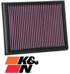 K&N REPLACEMENT AIR FILTER TO SUIT FORD YNWS YN2S TWIN TURBO DIESEL 2.0L I4