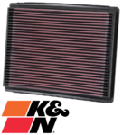 K&N REPLACEMENT AIR FILTER TO SUIT FORD FAIRLANE NF NL AU MPFI SOHC VCT 4.0L I6