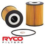 RYCO HIGH FLOW CARTRIDGE OIL FILTER TO SUIT HOLDEN Z20S1 TURBO DIESEL 2.0L I4