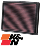 K&N REPLACEMENT AIR FILTER TO SUIT FORD MUSTANG GT LX 302 WINDSOR OHV MPFI 5.0L V8