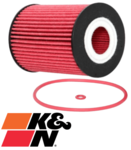 K&N HIGH FLOW CARTRIDGE OIL FILTER TO SUIT JEEP GRAND CHEROKEE WH EXL TURBO DIESEL 3.0L V6