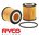 RYCO HIGH FLOW CARTRIDGE OIL FILTER TO SUIT FORD YNWS YN2S P4AT TWIN TURBO DIESEL 2.0L 2.2L I4