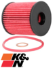 K&N HIGH FLOW OIL CARTRIDGE FILTER TO SUIT FORD MONDEO MC MD D4204T7 T8CF TURBO DIESEL 2.0 I4