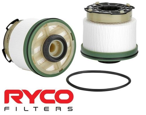 RYCO CARTRIDGE FUEL FILTER TO SUIT FORD RANGER PX P4AT TURBO DIESEL 2.2L I4
