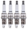 SET OF 4 AUTOLITE SPARK PLUGS TO SUIT ALFA ROMEO BRERA 939 939A5 2.2L I4