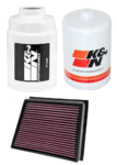 K&N FILTER SERVICE KIT TO SUIT CHEVROLET SILVERADO 2500 3500 LML TURBO DIESEL 6.6L V8