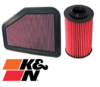 K&N FILTER SERVICE KIT TO SUIT HOLDEN ALLOYTEC SIDI LY7 LE0 LW2 LWR LF1 LFW LLT LFX 3.0L 3.6L V6