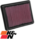 K&N REPLACEMENT AIR FILTER TO SUIT MAZDA CX-5 KE KF SH-VPTS SH-VPTR TWIN TURBO DIESEL 2.2L I4