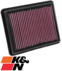 K&N REPLACEMENT AIR FILTER TO SUIT MAZDA CX-8 KG SH-VPTR TWIN TURBO DIESEL 2.2L I4