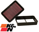 K&N REPLACEMENT AIR FILTER TO SUIT MITSUBISHI OUTLANDER ZG ZH 4B12 2.4L I4
