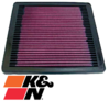 K&N REPLACEMENT AIR FILTER TO SUIT MITSUBISHI 6G72 6G73 6G72T TWIN TURBO 2.5L 3.0L V6