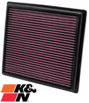 K&N REPLACEMENT AIR FILTER TO SUIT MITSUBISHI 4G64 4N15 TURBO DIESEL 2.4L I4