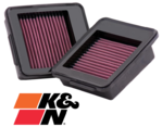 PAIR OF K&N REPLACEMENT AIR FILTERS TO SUIT NISSAN GT-R R35 VR38DETT TWIN TURBO 3.8L V6