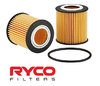 RYCO HIGH FLOW CARTRIDGE OIL FILTER TO SUIT MAZDA BT50 UP UR P4AT TURBO DIESEL 2.2L I4